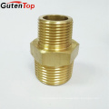 GutenTop Hochwertiger Messing Reduzierstecker Hex Nippel 1 / 2Zoll mit NPT Außengewinde